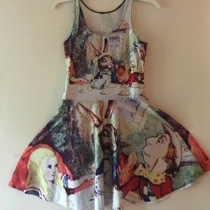 Alice in Wonderland Skater Dress
